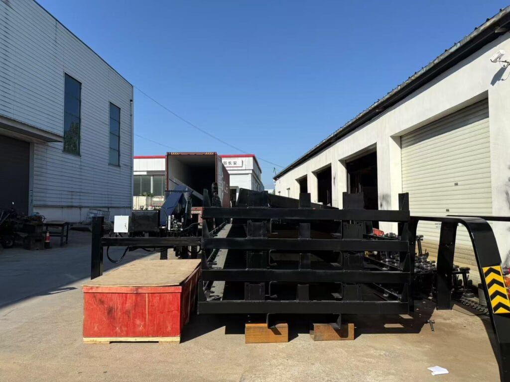 Flatbed Component View of Heavy-duty Wrecker Body