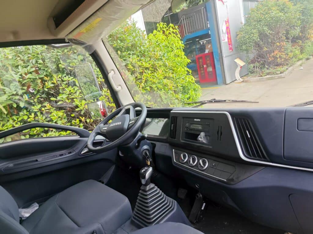 Isuzu Rollback Tow Truck Cab View